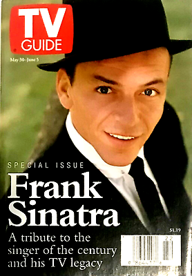 #ad Vintage TV Guide 1998 No Label FRANK SINATRA Special Issue Tribute to Frank $4.00