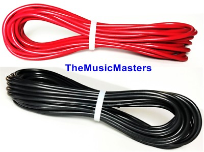 #ad 14 Gauge 10#x27; ft each Red Black Auto PRIMARY WIRE 12V Auto Wiring Car Power Cable $11.49
