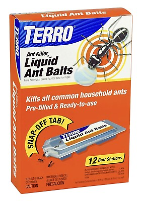 #ad Terro T300B Liquid Ant Bait Ant Killer 12 Bait Stations FREE SHIPPING $13.60