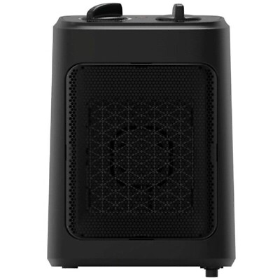 #ad 1500W Ceramic Electric Space Heater Overheating amp; Tip Over Protection Black $22.96