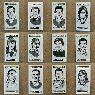 #ad Soccer Portraits 1950 60 70#x27;s Footballers Single Football Cards 2008 Various GBP 55.00