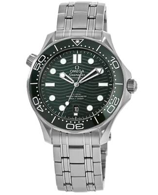 #ad New Omega Seamaster Diver 300M Green Dial Men#x27;s Watch 210.30.42.20.10.001 $4545.84