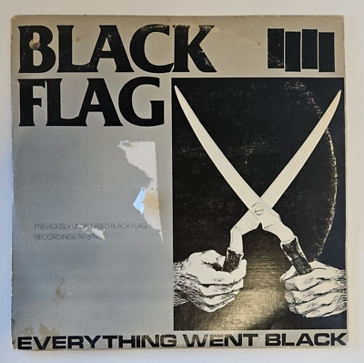 #ad Black Flag Everything Went Black Early Recordings SST Hardcore Punk 2 Disc 12quot; $45.00
