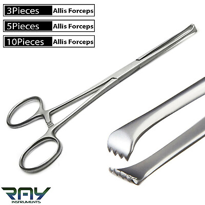 #ad Allis Tissue Forceps 6quot; Stainless Steel Surgical Clamp Gyneclogy Instruments $62.95