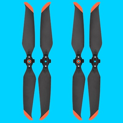 #ad Black 4x Low Noise 7238F Quick Release Foldable Propellers For DJI Mavic Air 2S $28.74