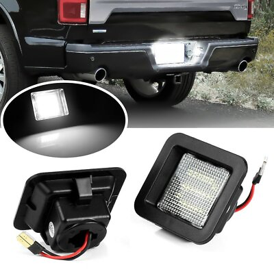 #ad For Ford F150 2015 2022 LED Smoke License Plate Light Bulbs Rear Assembly Lamps $16.99