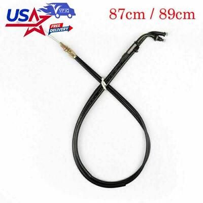 #ad Throttle Cable For Honda NV400 Steed 1992 1997 VT600 1988 1997 Black US $19.79