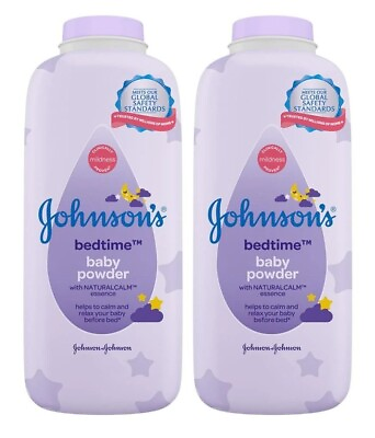 #ad Johnson#x27;s Baby Powder BedTime TALC International Version 17.6 oz 500G X 2 $22.99
