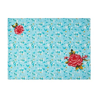 #ad Pioneer Woman Sweet Rose Placemats 2 Pc Farmhouse Country Reversible Cotton NEW $22.98