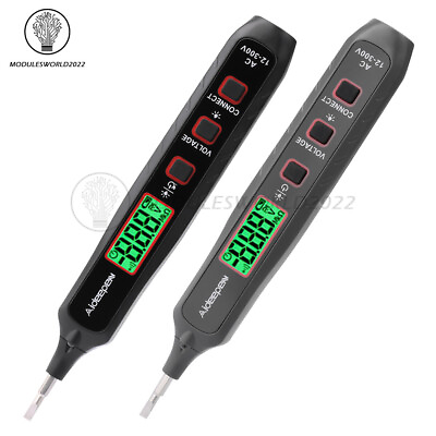 #ad Smart Non Contact Electric Sensor Tester Pen Voltage Detector Alarm Power Test $5.99