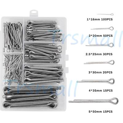 #ad #ad Various sizes 304 Stainless Steel Cotter Pin Assortment Set Value Kit230 Pcs $10.99