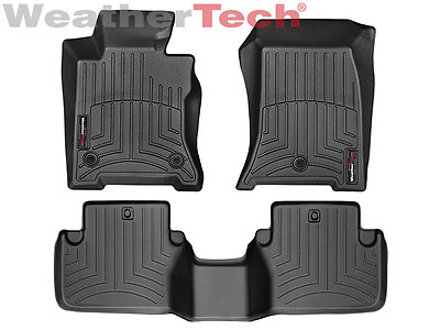 #ad WeatherTech FloorLiner Mats for Acura TL AWD Automatic Trans 2009 2014 Black $241.90