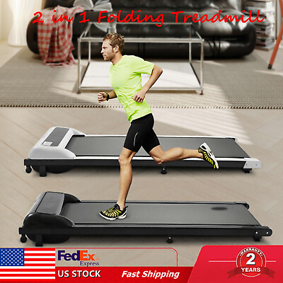 #ad Treadmill Under Desk 2 in 1 Electric Running Walking Pad Treadmill Remot $169.10