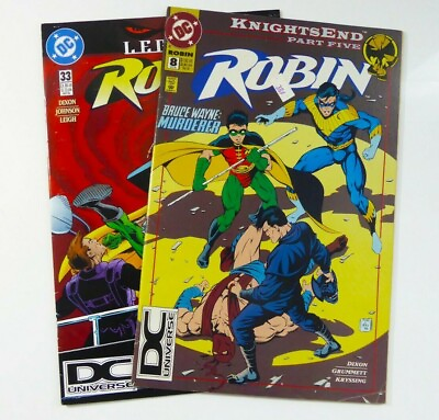 #ad DC ROBIN #8 33 DCU Logo Variant Lot BATMAN FN to VF Ships FREE $17.49
