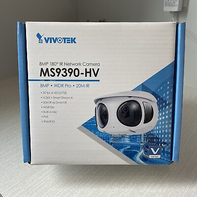 #ad VIVOTEK MS9390 HV 8MP Multi Sensor Network Dome Camera with Night Vision NEW $565.00