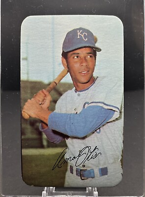 #ad 1971 TOPPS SUPER MLB Baseball #45 Amos Otis Kansas City Royals VG $4.99