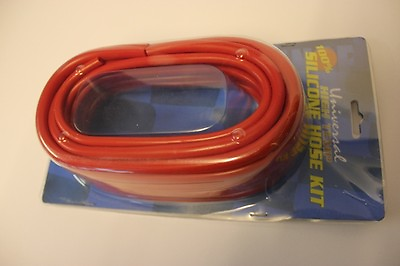 #ad Red Silicone Vacuum Hose Turbo Boost 4mm 6mm 8mm Tube GBP 16.99