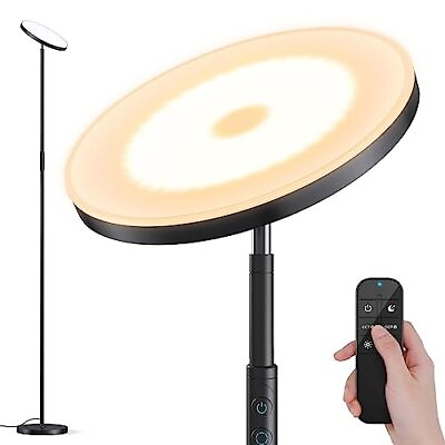 #ad Floor Lamp 36W 3000LM Sky LED Modern Torchiere 4 Color Temperatures Super Bright $49.50