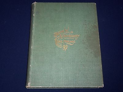 #ad 1897 THE MIRAGE DEPAUW UNIVERSITY YEARBOOK VOL. 7 GREENCASTLE INDIANA YB 86 $150.00