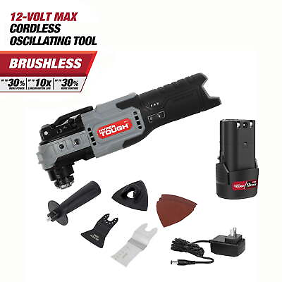 #ad Max Lithium Ion Brushless Oscillating Multi Tool with 1.5Ah Battery and Charger $102.39