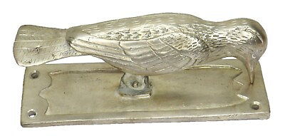 #ad Silver Bird Shape Door Bell Vintage Antique Style Handcrafted Brass Door Knocker $78.11