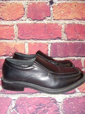 #ad Dexter Comfort Mens Slip On Loafers Black Leather Size 6.5 NEW $35.95