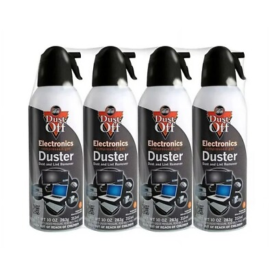 #ad 🔥Falcon Dust Off Electronics Compressed Gas Duster 10oz 4 Pack FREE SHIPPING $23.99