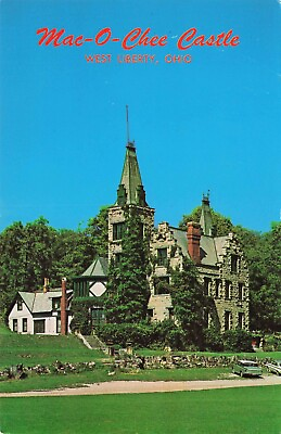 #ad Mac O Chee Castle West Liberty Ohio Vintage Chrome PC $4.29
