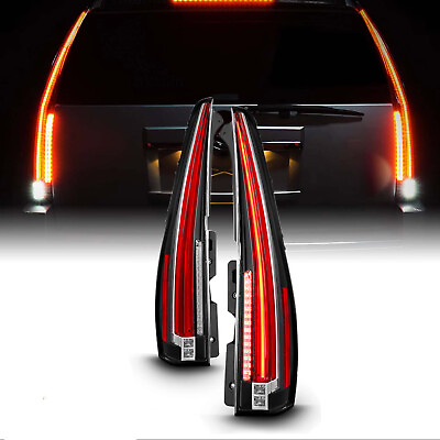 #ad LED Tail Lights For 07 14 Cadillac Escalade ESV 2016 Version Red Rear Lamp LHRH $359.99