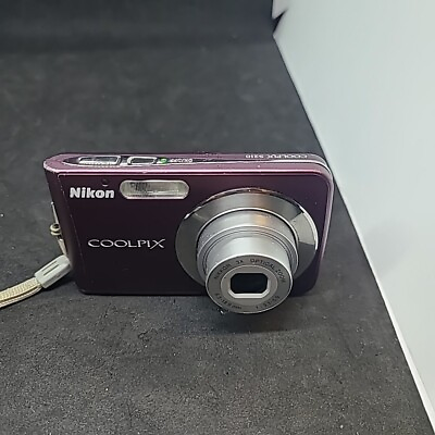 #ad Nikon COOLPIX S210 8.0MP Compact Digital Camera With Battery No Charger $60.00