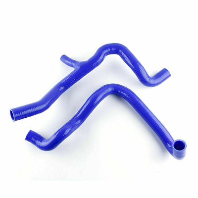 #ad For Ford Focus MK2 ST 2.5L T5 ST225 Silicone Radiator Coolant Hoses Kit Blue $105.99