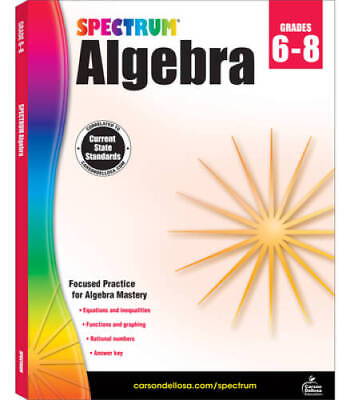 #ad Spectrum Algebra Paperback By Spectrum GOOD $3.87