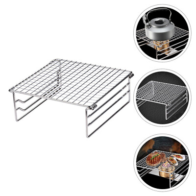 #ad Outdoor Barbecue Grill Rack Ideal for Camping and Picnics $21.59