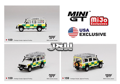 #ad Mini GT Land Rover Defender 110 British Red Cross MGT00159 1 64 $8.36