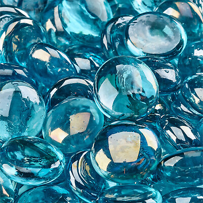 #ad #ad Tahitian Blue Semi Reflective Fire Glass Beads for Indoor and Outdoor Fire Pits $149.99