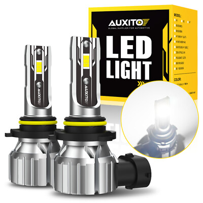 #ad AUXITO 9005 LED Headlight Super Bright Bulbs Kit 20000LM HIGH LOW Beam 6500K EOA $20.89