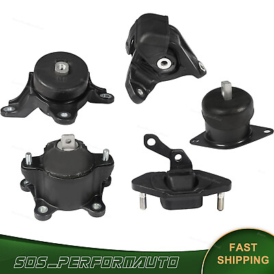 #ad 2008 2011 Fit For Honda Accord Acura TSX 2.4L Engine Motor Trans Mounts Auto Set $95.99