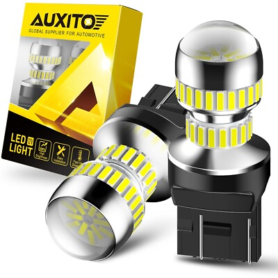 #ad 2X 7443 7440 LED AUXITO Back Reverse Up Light 6000K Bulbs Super White 54H $13.99