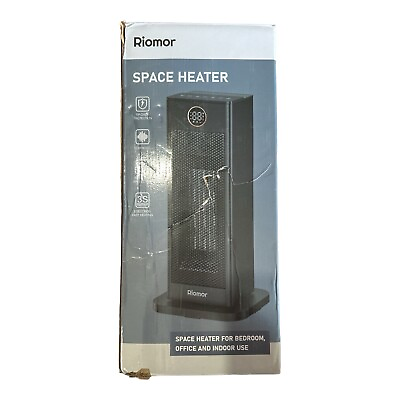 #ad Riomor Electric Space Heater.. New open box $26.99