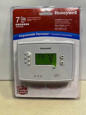 #ad NEW Honeywell Digital 7 Day Programmable Thermostat RTH2510b SEALED $22.49