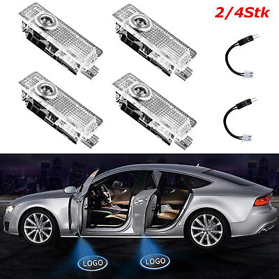 #ad 4PCS LED Laser Door Light Car Courtesy Light Ghost Shadow Projector For B M W $16.20