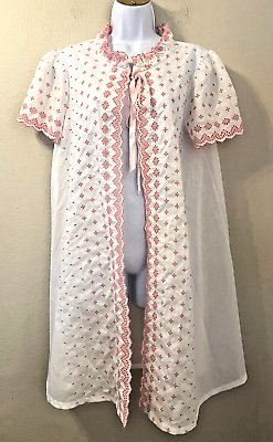 #ad Robe Night Gown Brand Size Illegible Excellent Vintage Condition Please Read $16.00