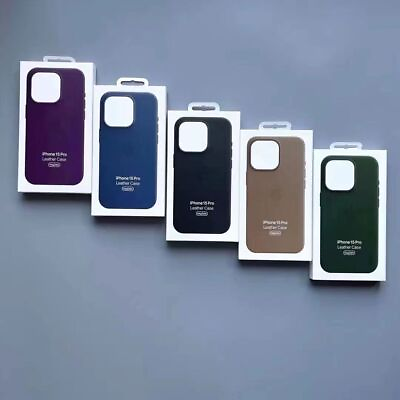 #ad HOT For iPhone 15 Pro Max 6.7#x27;#x27; 15 Leather Case Cover with MagSafe Magnetic $23.48