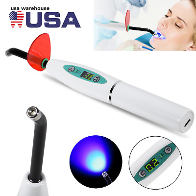 #ad Dental LED Curing Light Lamp Wireless Cordless Resin Cure Lamp 5W 2000MW FDA $22.90