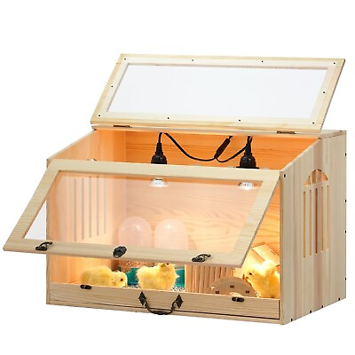 #ad Chicken Brooder Box for Chicks Brooder Plate Heater Kit 15 Chicks Brooder wit... $139.11