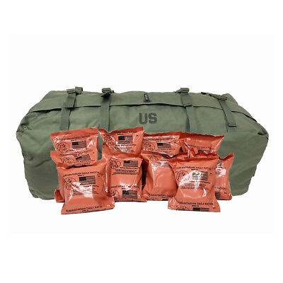 #ad MRE HDR 10 12 23 or Later Used Improved Duffle Bag Combo $55.50
