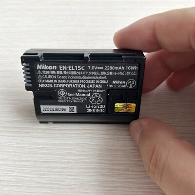 #ad NEW EN EL15c Battery for Nikon Z5 Z6 Z6II Z7 II D850 D810 D750 Camera MH 25a $19.99