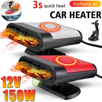 #ad 200W 12 24V Heater Heating Cooling Fan Defroster Demister Car Truck Air Purifier $16.99