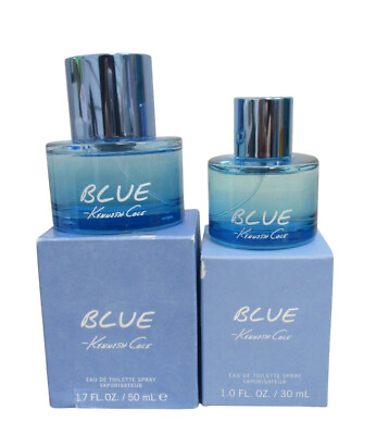 #ad Kenneth Cole Blue 2 piece EDT Spray 1.7 Oz. and 1 oz Duo $24.99
