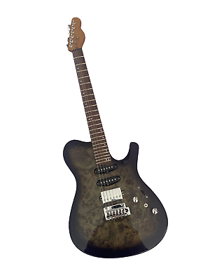 Customized High Quality Maple Top Electric Guitar Charcoal Burnt Maple Neck SSH $219.99